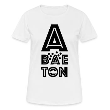 Abaeton - As fast as you can! - Women's Breathable T-Shirt - white - Front - AI Model Female 172 dark (172cm)