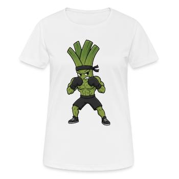 Arts martiaux d’arts martiaux Boxer Boxer Oigon Spring Oignon Précoce - T-shirt respirant Femme - blanc - Devant - AI Model Female 172 dark (172cm)