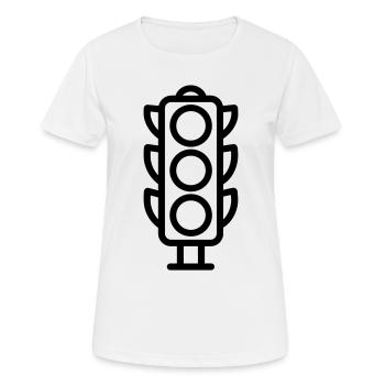 Fire - Women's Breathable T-Shirt - white - Front - AI Model Female 172 dark (172cm)