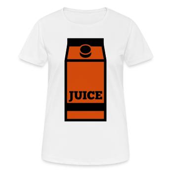 juice - Women's Breathable T-Shirt - white - Front - AI Model Female 172 dark (172cm)