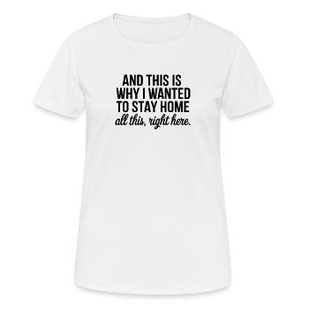 Weiße Tafel mit inspirierenden Zitaten - Frauen T-Shirt atmungsaktiv - Weiß - Vorne - AI Model Female 172 dark (172cm)