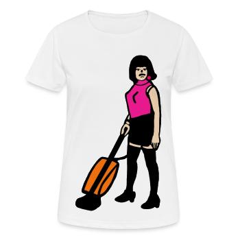 Freddy veut se libérer, Queen, freddie # - T-shirt respirant Femme - blanc - Devant - AI Model Female 172 dark (172cm)