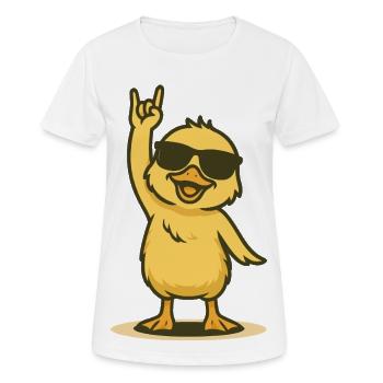 Gänsehaut mit Style - Frauen T-Shirt atmungsaktiv - Weiß - Vorne - AI Model Female 172 dark (172cm)