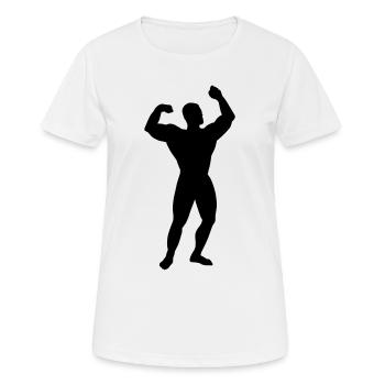 Strong man - Women's Breathable T-Shirt - white - Front - AI Model Female 172 dark (172cm)