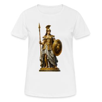 Guerrier d’Or de l’Antiquité - T-shirt respirant Femme - blanc - Devant - AI Model Female 172 dark (172cm)