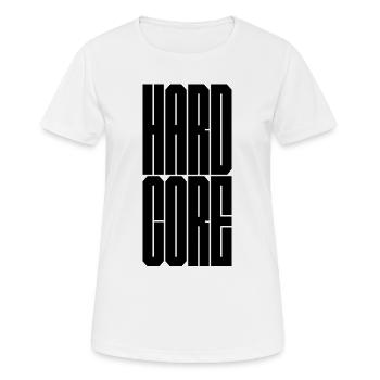 Hardcore - T-shirt respirant Femme - blanc - Devant - AI Model Female 172 dark (172cm)