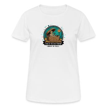 La Tombe du Pharaon 8-Bit - T-shirt respirant Femme - blanc - Devant - AI Model Female 172 dark (172cm)