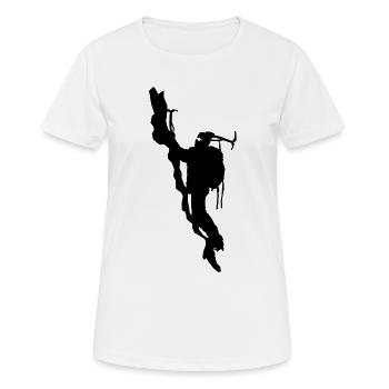 alpinist - T-shirt respirant Femme - blanc - Devant - AI Model Female 172 dark (172cm)