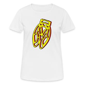 Cigale Provence - Frauen T-Shirt atmungsaktiv - Weiß - Vorne - AI Model Female 172 dark (172cm)