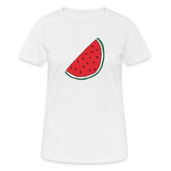 Palestine libre - T-shirt respirant Femme - blanc - Devant - AI Model Female 172 dark (172cm)
