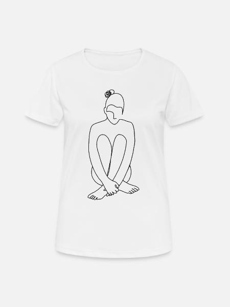 Inside - Women's Breathable T-Shirt - white