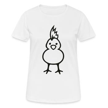 punk chick - T-shirt respirant Femme - blanc - Devant - AI Model Female 172 dark (172cm)