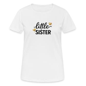 Little Sister Shirt Little Sibling Outfit - Women's Breathable T-Shirt - white - Front - AI Model Female 172 dark (172cm)