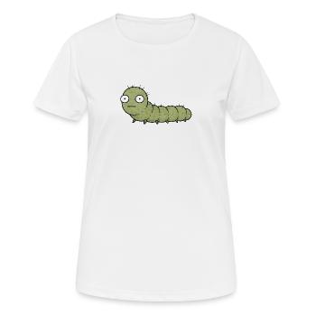 PETITS ACTIVISTES | Chenille - T-shirt respirant Femme - blanc - Devant - AI Model Female 172 dark (172cm)