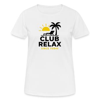 Sunrise with Motivation Message - Women's Breathable T-Shirt - white - Front - AI Model Female 172 dark (172cm)