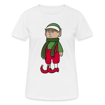 Ready for Christmas - Women's Breathable T-Shirt - white - Front - AI Model Female 172 dark (172cm)