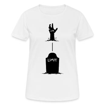 Hand rises from grave - Women's Breathable T-Shirt - white - Front - AI Model Female 172 dark (172cm)