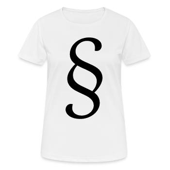 Law Lawyer Paragraph Lawyer Court Law - Women's Breathable T-Shirt - white - Front - AI Model Female 172 dark (172cm)