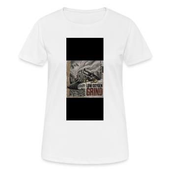 Groß - Frauen T-Shirt atmungsaktiv - Weiß - Vorne - AI Model Female 172 dark (172cm)