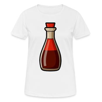 Soy sauce - Women's Breathable T-Shirt - white - Front - AI Model Female 172 dark (172cm)