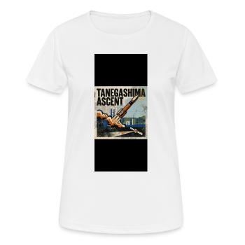 Translate design - T-shirt respirant Femme - blanc - Devant - AI Model Female 172 dark (172cm)