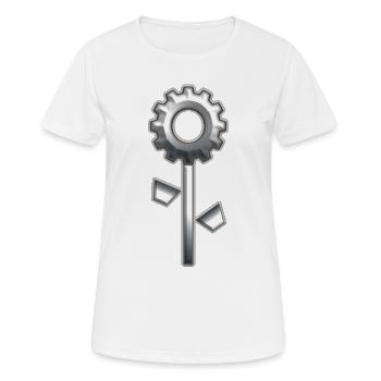 Fleur de métal - T-shirt respirant Femme - blanc - Devant - AI Model Female 172 dark (172cm)