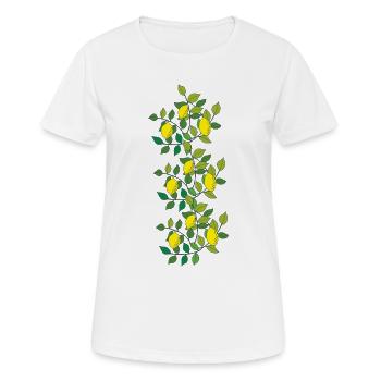 lemon - Women's Breathable T-Shirt - white - Front - AI Model Female 172 dark (172cm)