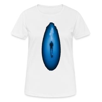 Deep Sea Diver Underwater Adventure Ocean - Women's Breathable T-Shirt - white - Front - AI Model Female 172 dark (172cm)