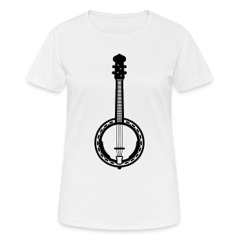 Banjo - T-shirt respirant Femme - blanc - Devant - AI Model Female 172 dark (172cm)