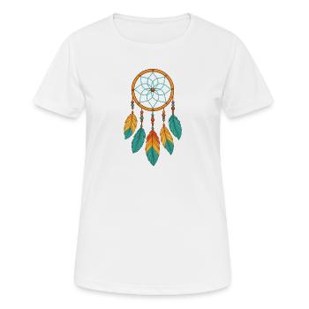 Attrape-rêves - T-shirt respirant Femme - blanc - Devant - AI Model Female 172 dark (172cm)
