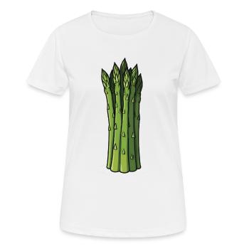 Asparagus - Women's Breathable T-Shirt - white - Front - AI Model Female 172 dark (172cm)