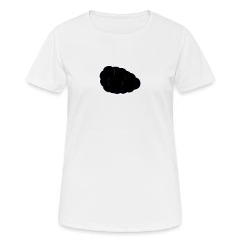 Petit nuage toxique - T-shirt respirant Femme - blanc - Devant - AI Model Female 172 dark (172cm)