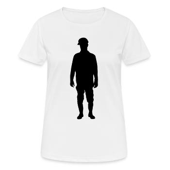 Construction Site Superintendent – Ground - Women's Breathable T-Shirt - white - Front - AI Model Female 172 dark (172cm)
