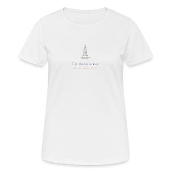 Tiedenkieker Hamburg Leuchtturm Plattdeutsch - Frauen T-Shirt atmungsaktiv - Weiß - Vorne - AI Model Female 172 dark (172cm)