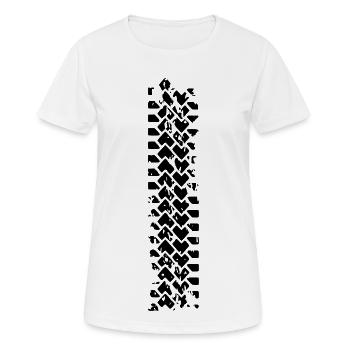 Brennen, um ein Wild sein - Frauen T-Shirt atmungsaktiv - Weiß - Vorne - AI Model Female 172 dark (172cm)
