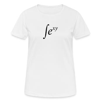 Math Sexy - Women's Breathable T-Shirt - white - Front - AI Model Female 172 dark (172cm)