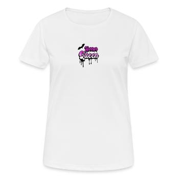 Horror Queen - Frauen T-Shirt atmungsaktiv - Weiß - Vorne - AI Model Female 172 dark (172cm)