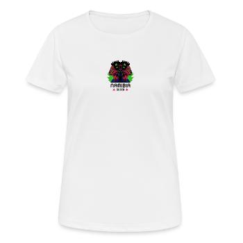 Namibia queen - Women's Breathable T-Shirt - white - Front - AI Model Female 172 dark (172cm)