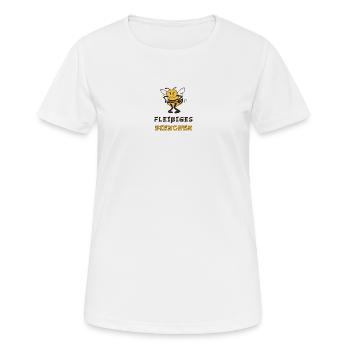 Fleißiges Bienchen - Frauen T-Shirt atmungsaktiv - Weiß - Vorne - AI Model Female 172 dark (172cm)
