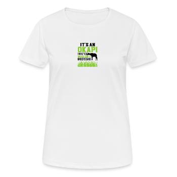 It's an Okapi - Women's Breathable T-Shirt - white - Front - AI Model Female 172 dark (172cm)