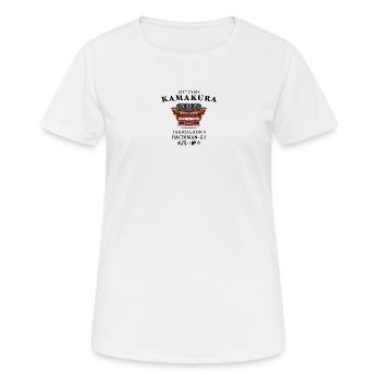 Japan, Kamakura, Tsurugaoka Shrine, Drawing - Women's Breathable T-Shirt - white - Front - AI Model Female 172 dark (172cm)