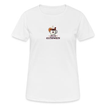 Équipe Vin chaud - T-shirt respirant Femme - blanc - Devant - AI Model Female 172 dark (172cm)