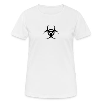 Bio - T-shirt respirant Femme - blanc - Devant - AI Model Female 172 dark (172cm)