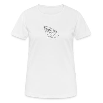 Einsiedler Geometric - Frauen T-Shirt atmungsaktiv - Weiß - Vorne - AI Model Female 172 dark (172cm)
