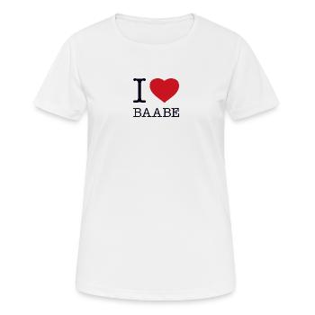 J’ADORE BAABE - T-shirt respirant Femme - blanc - Devant - AI Model Female 172 dark (172cm)