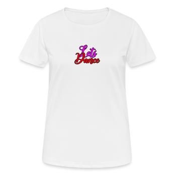 Lets dance 1983 - Musik - Frauen T-Shirt atmungsaktiv - Weiß - Vorne - AI Model Female 172 dark (172cm)