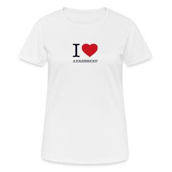 J’ADORE AHRENSHOOP - T-shirt respirant Femme - blanc - Devant - AI Model Female 172 dark (172cm)