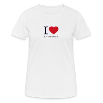 J’ADORE HOYERSWERDA - T-shirt respirant Femme - blanc - Devant - AI Model Female 172 dark (172cm)