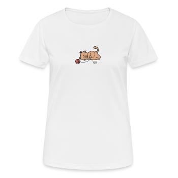 Chats Chats - T-shirt respirant Femme - blanc - Devant - AI Model Female 172 dark (172cm)