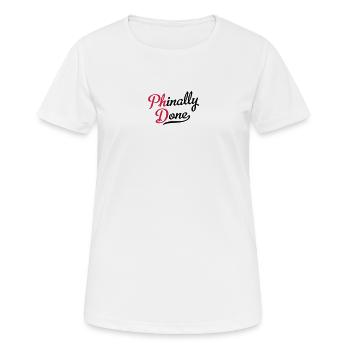 Doktortitel - Frauen T-Shirt atmungsaktiv - Weiß - Vorne - AI Model Female 172 dark (172cm)